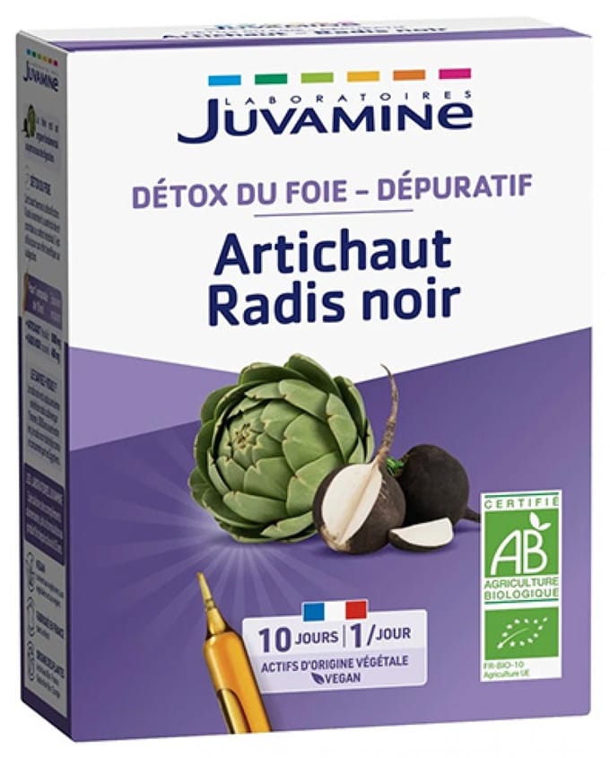 Juvamine Zwarte Radijs Artisjok 10 Ampullen