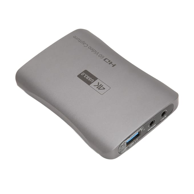 Video Capture Card 4K USB3.0 High Definition Multimedia Interface DVR Kaart voor PC Laptop HC‑336 gray