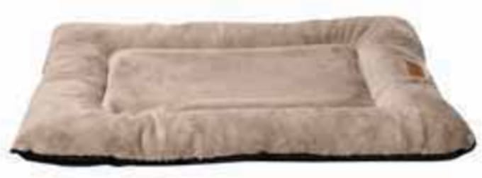 Topmast Soft Pluche Benchmat - Comfort Ligmatras - Beige - Medium - 76 x 53 x 7 cm