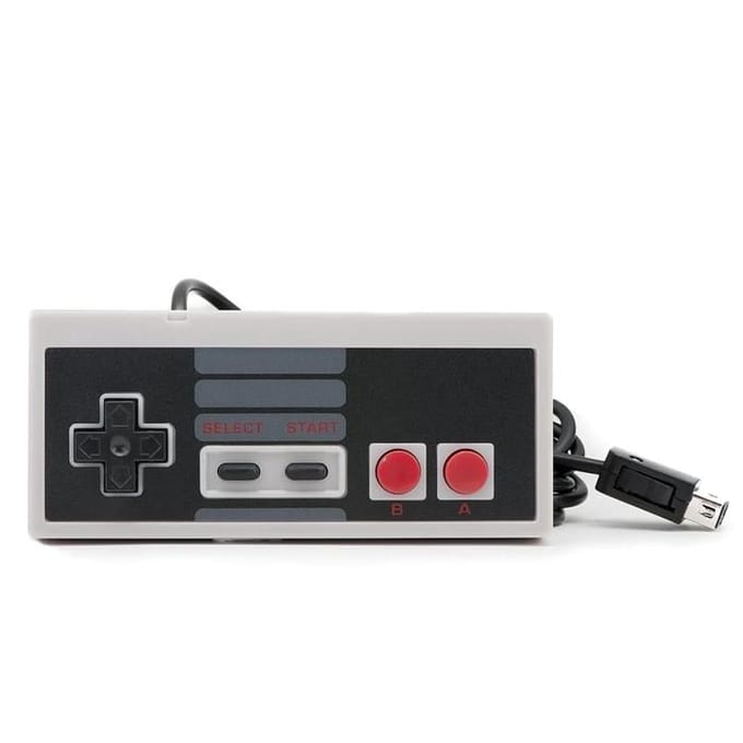 Gamepad - Bekabelde controller 1,80 m - Bekabeld - Compatibel met NES Classic Mini/Wii/Wii U - Set van 2