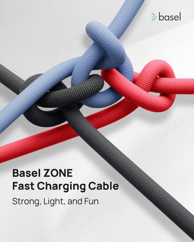 Basel USB naar Micro Fast Charging Kabel 1.2m
