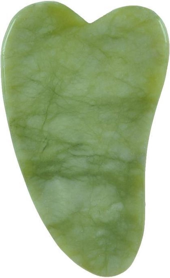 KELERINO. Jade Gua Sha Gemaakt van Jade - Groen