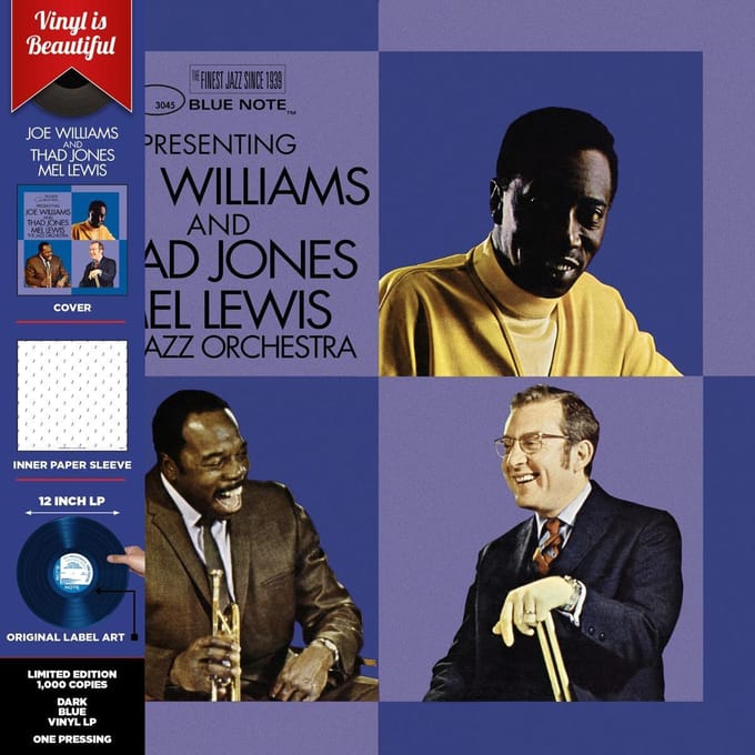Presenting Joe Williams & Thad Jones / Mel Lewis. The Jazz Orchestra (Blue Vinyl)
