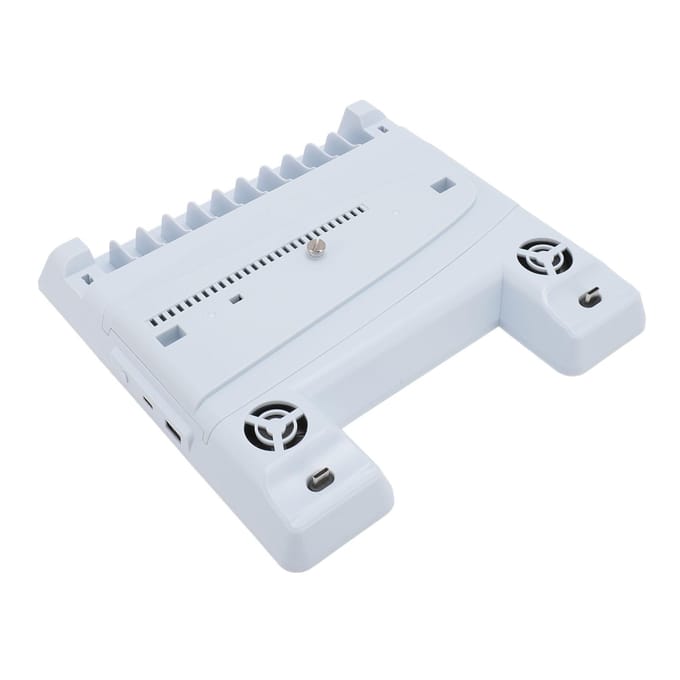 Support de base de refroidissement fin Dissipation thermique efficace Station de charge double pour manettes avec disque white
