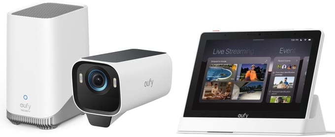 eufy Security S3 Pro MaxColor Vision 4K Buitencamera met HomeBase 3 + Smart Display E10 - Bundelvoordeel
