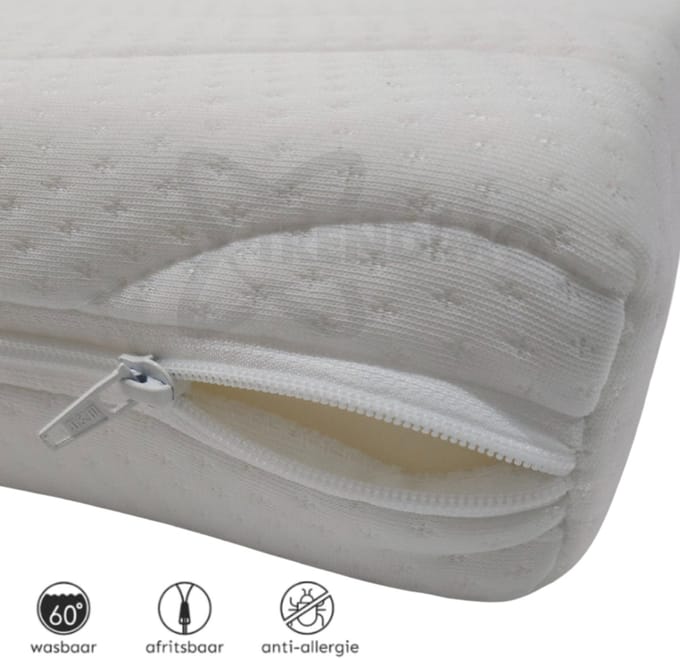 Trendimo Topper matrashoes matrastijk 180x200 met rits 7 - 9cm kern