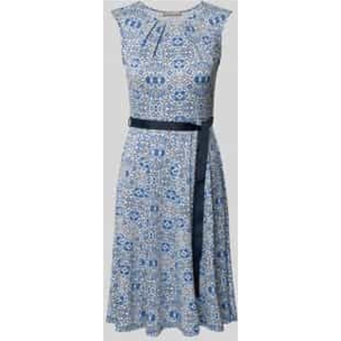 Mini-jurk met strikceintuur