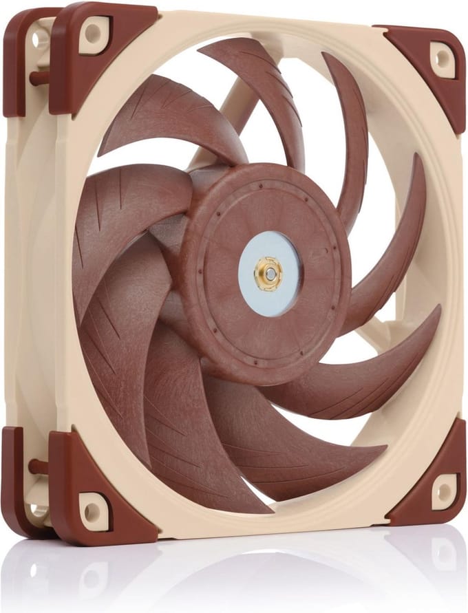 Noctua NF-A12x25 LS-PWM - Case ventilator - 120mm - Brown - 12 dBA