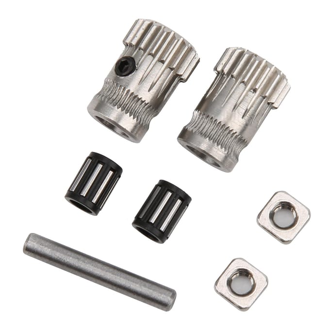 3D Printer Katrol voor BtechPrusa i3 MK2MK3 Kloon Draadaanvoerwiel Kit Onderdelen Accessoires gray