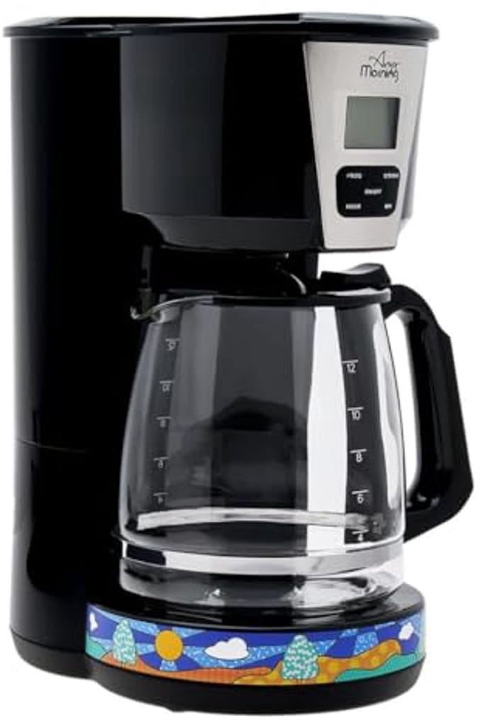 15 Cups Programmable Coffee Maker with Anti-Drip Function and Brew Strength Control