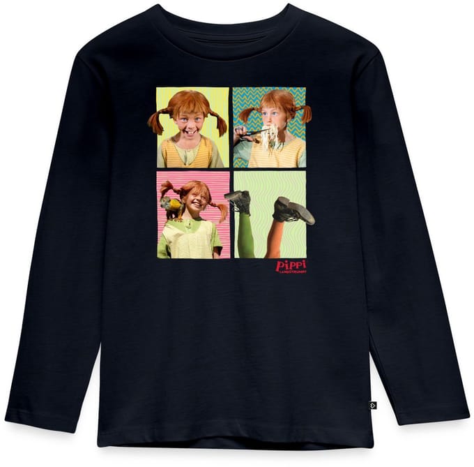 Pippi Langkous Portretten Van Pippi Premium T-Shirt Kinderen