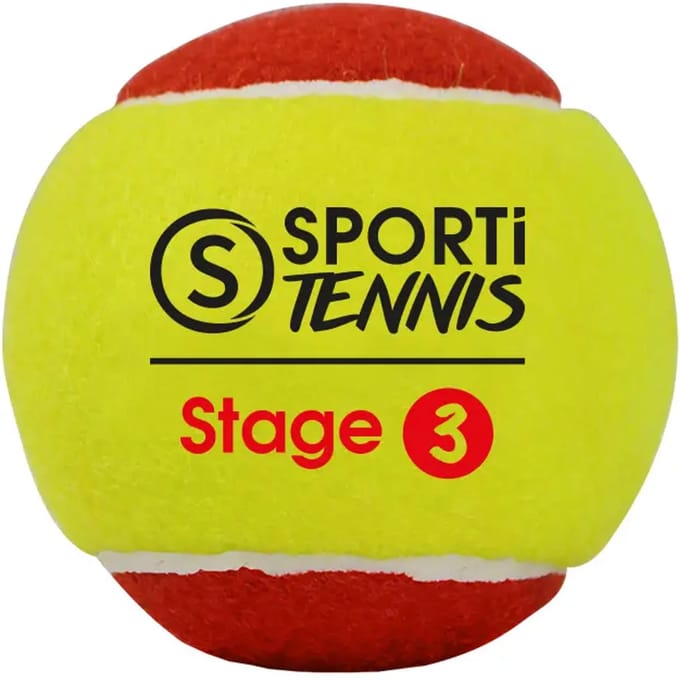 Set van 3 stage 3 tennisballen Sporti