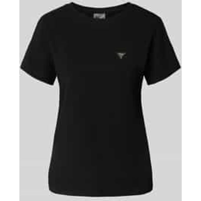 regular fit T-shirt met logo-applicatie model 'Colette'