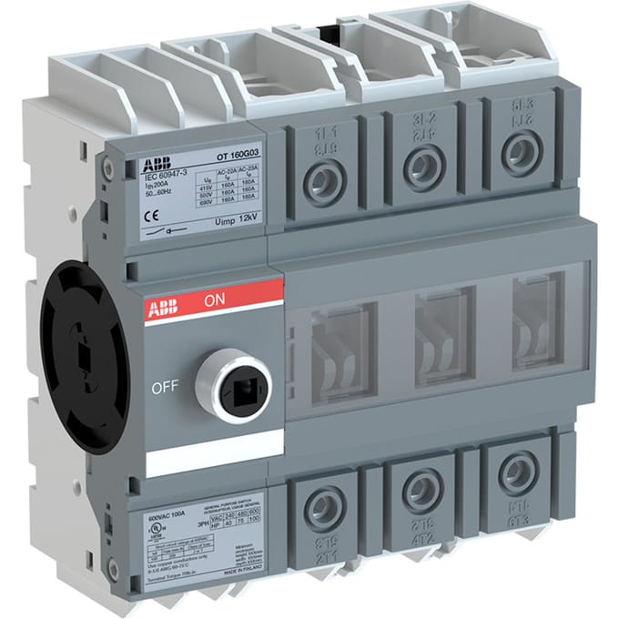 ABB 1SCA138215R1001 OT160G04K Lastscheidingsschakelaar 4-polig 160 A