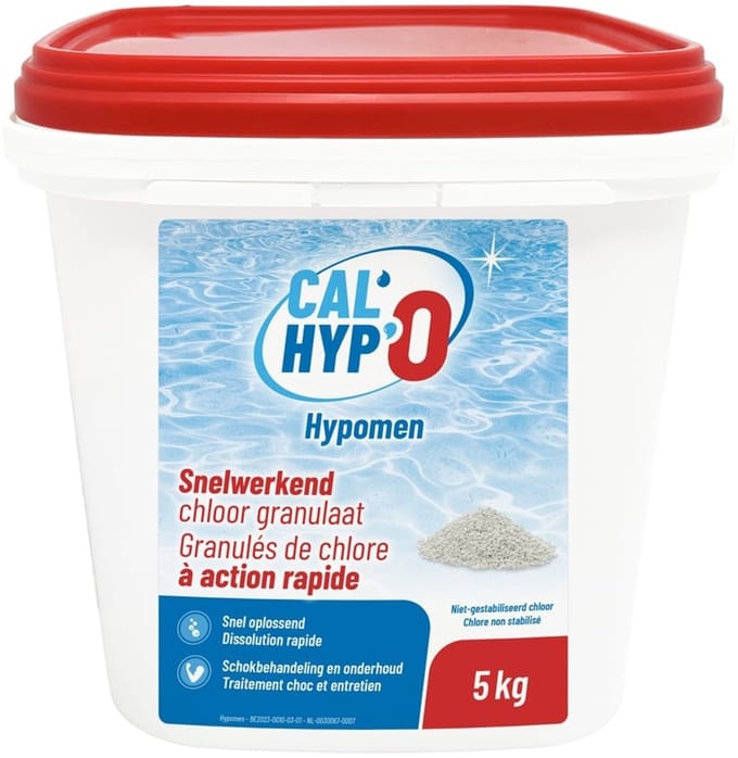 Cal’Hyp'O Chloor Granulaat / chloorshock - 5 kg - Zwembad Chloor