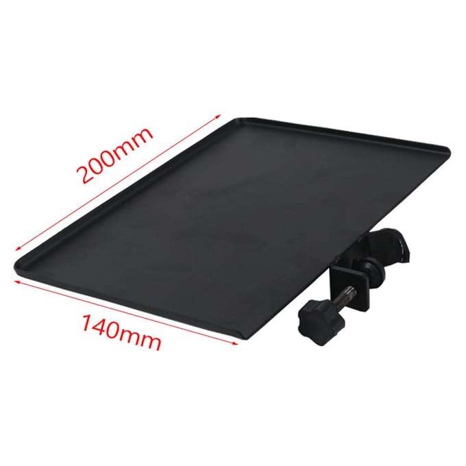 200*140 MM Geluidskaart Lade Live Uitzending Microfoon Rack Stand Lade Statief Telefoon Houder voor zwart