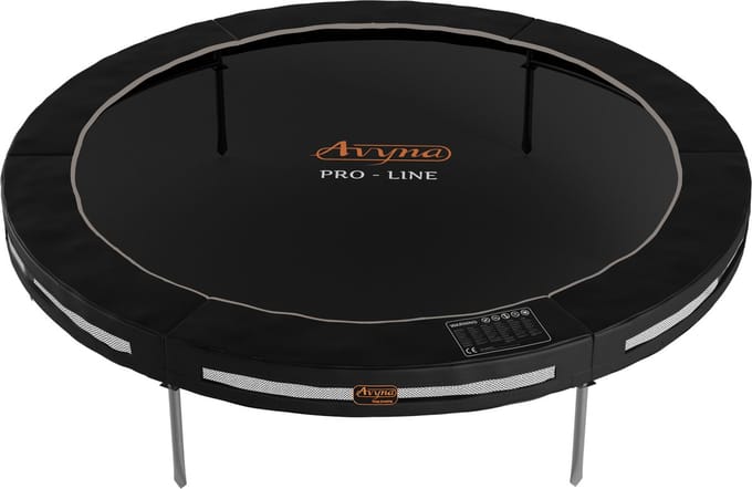 Avyna InGround Trampoline Ø305 cm – Zwart – Rond – Compact Ingraafmodel – Duurzaam en Veilig