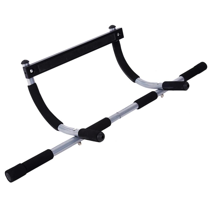 Multi Grip Chin Up Pull Up Bar Heavy Duty Oefening Fitness Gym Thuis Deur Gemonteerde Trainer Plus gray