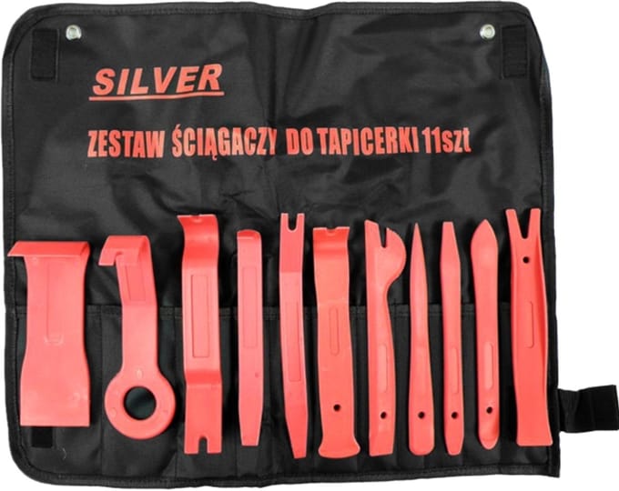 Silver - Tapijtverwijderingsset - 11-delig - Ergonomisch - Nylon