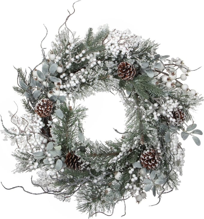 Hardy wreath green - h12xd50cm