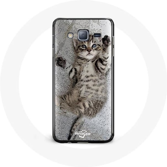 Case voor Samsung galaxy J7 2016 Schattig Bengaals katje