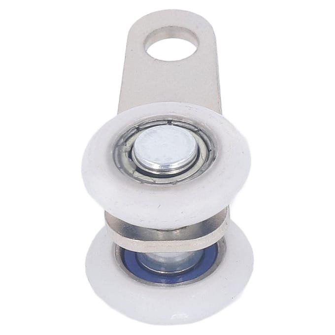 10 stuks Katrol RVS Nylon Lager Katrolblok met 2 Nylon Wielen 19mm Diameter 44mm