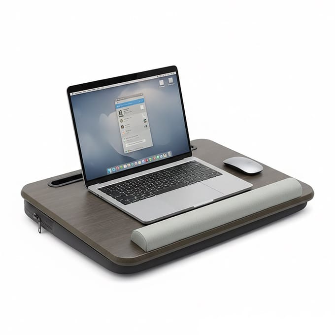 Laptopkussen met tas - 43 x 32 cm - antislip