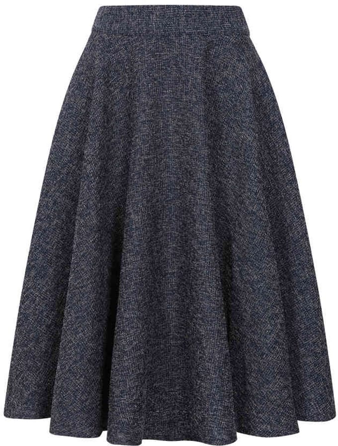 Banned - Cary Texture Rok - S - Donkerblauw