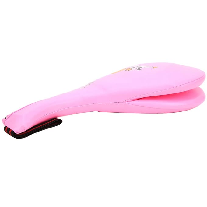 Cible d'entraînement de boxe, taekwondo, karaté, coups de pied, frappe, éponge en PU souple pour enfants (Rose) pink