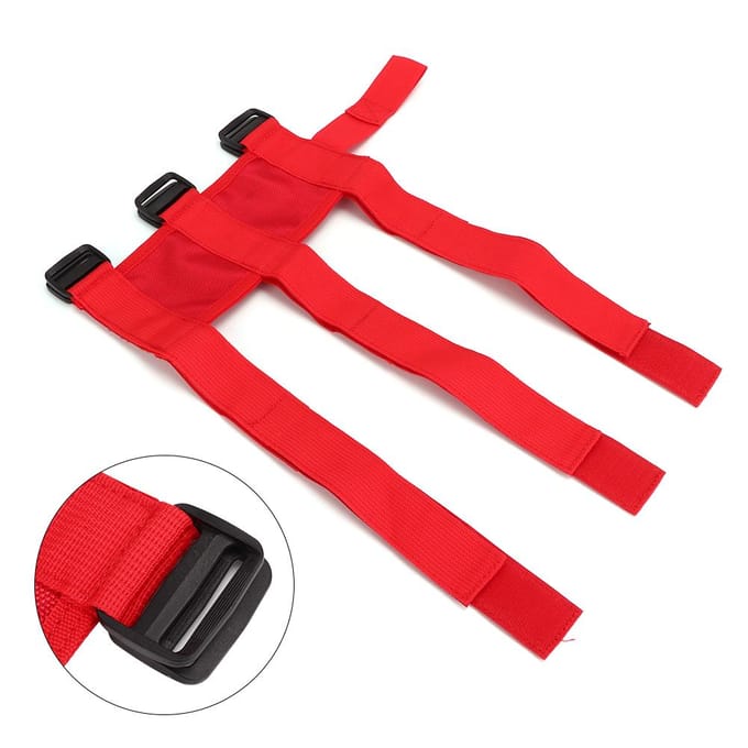 Support de fixation pour extincteur de voiture automatique Sangle réglable Convient pour Jeep WranglerGladiatorRouge rouge