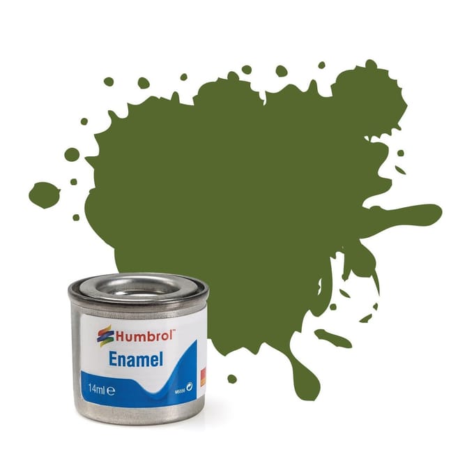 Humbrol Emailleverf Mat - 14 ml - No. 88 Deck Green