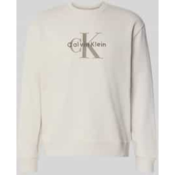 Regular fit sweatshirt met logoprint, model 'Terry'
