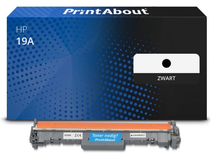 PrintAbout huismerk Drum 19A (CF219A) Zwart Geschikt voor HP