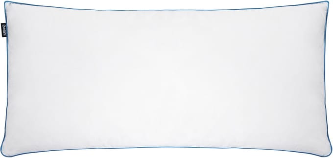 ANETO - Hoofdkussen 3 vakken - Wit - 40 x 80 cm - Hoog - Eendenveren