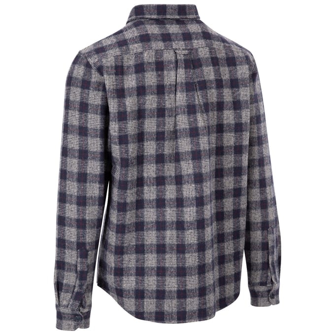 Trespass Heren Portlaw Geruit Overhemd (Grijs/Blauw)