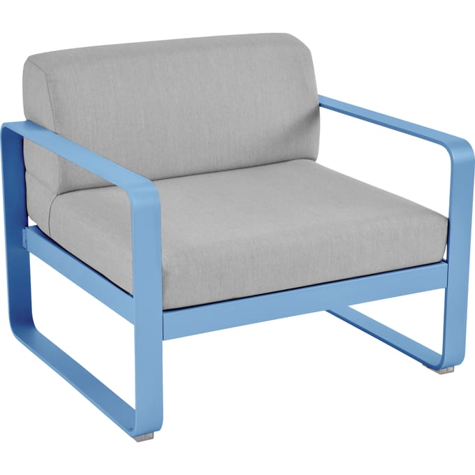 Fermob BELLEVIE fauteuil - E1 Maya blauw - 79 Flanelgrijs
