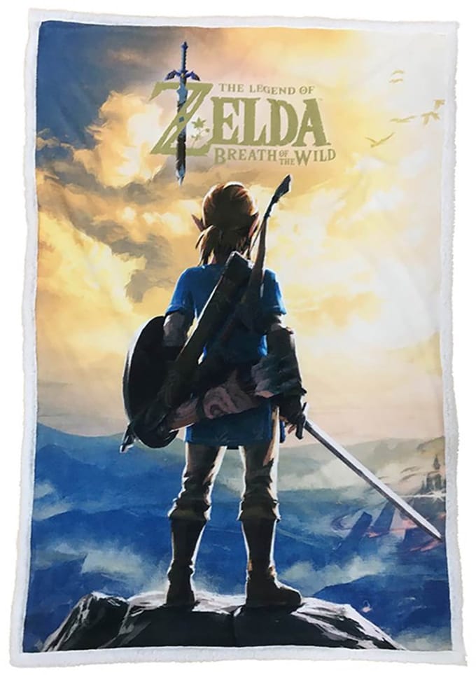 Pyramid The Legend Of Zelda Botw Link Fleecedeken Transparant