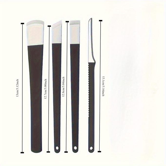 Professionele Pedicure Mes Set Professionele Voet Eelt Verwijderaar RVS Nagel Exfoliërende Set white