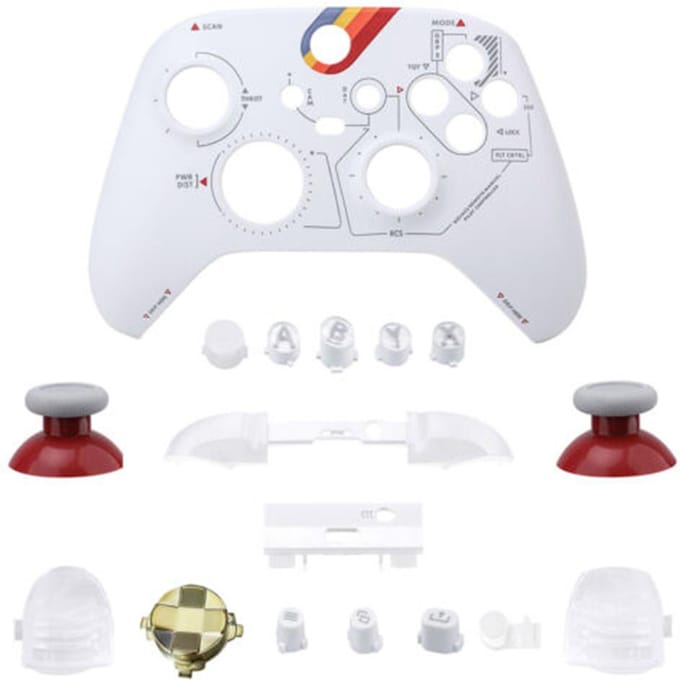 Kit de coque de boîtier de façade avant pour Star-Field Limited Edition pour Xbox Series white