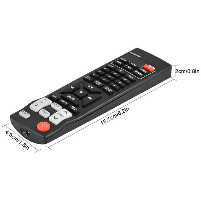 Vervangende afstandsbediening voor LG Soundbar AKB73575421 NB2420A NB3520A NB4530B gray