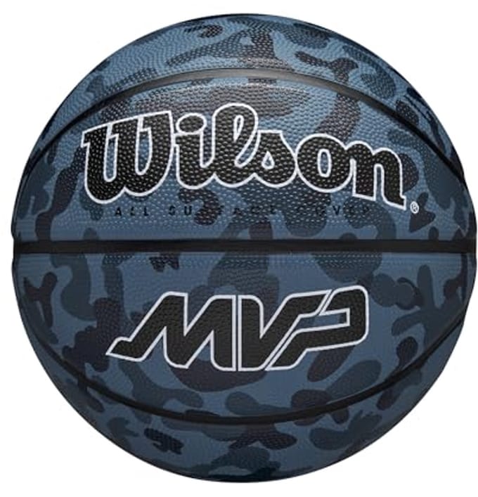 Unisex Camo Basketbal Blauw 7 EU - Perfect voor Buiten