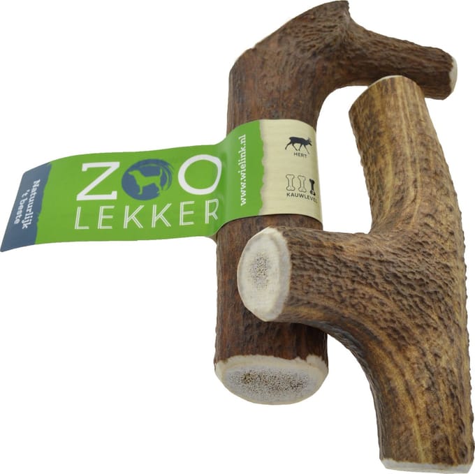 Zoolekker Hertengewei - Naturel XL