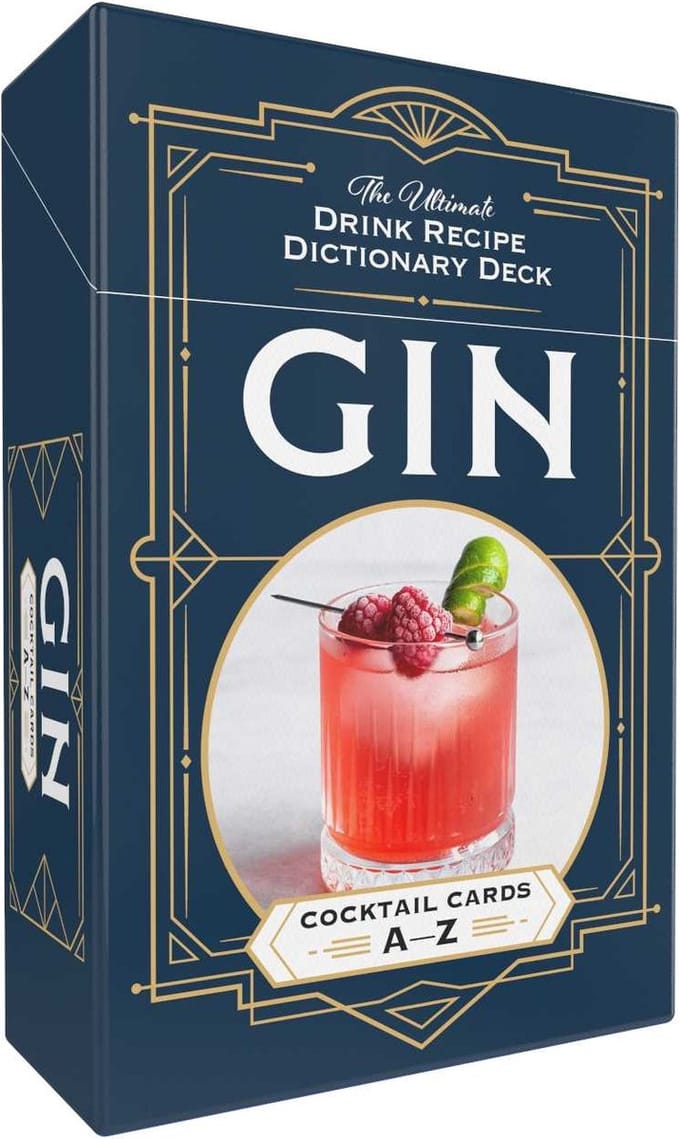 Cocktail Recipe Deck- Gin Cocktail Cards A–Z