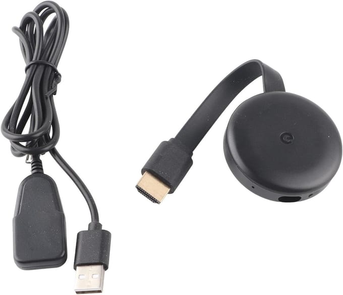 Draadloze Beeldschermadapter - HD Dongle - Content Streamen - 1080P HD Uitvoer - Compact Ontwerp - Zwart