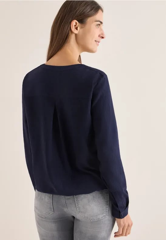 Blouse in effen kleur
