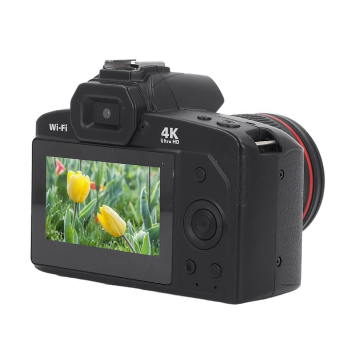 Digitale Camera 3 Inch IPS Scherm 4K 64MP 16x Digitale Zoom Nachtzicht Draadloze Dubbele Camera's