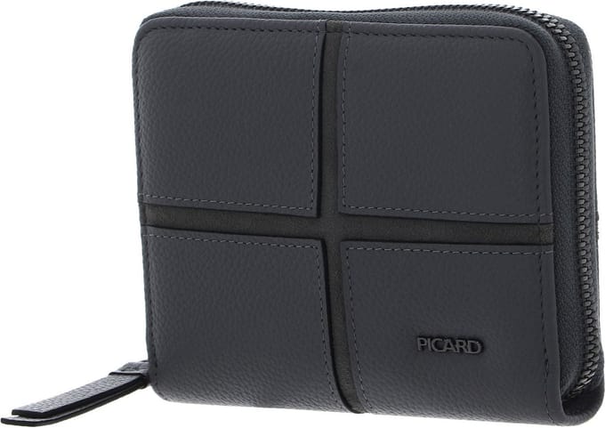 PICARD Leren Portemonnee O X O 1 Wallet Rock Grijs
