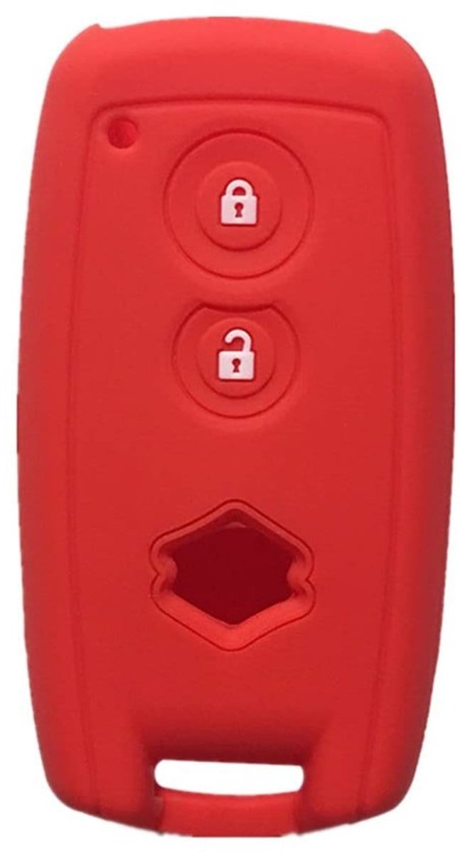 Onf3 - Siliconen autosleutelhoes - Sleutelhanger bescherming - Rood