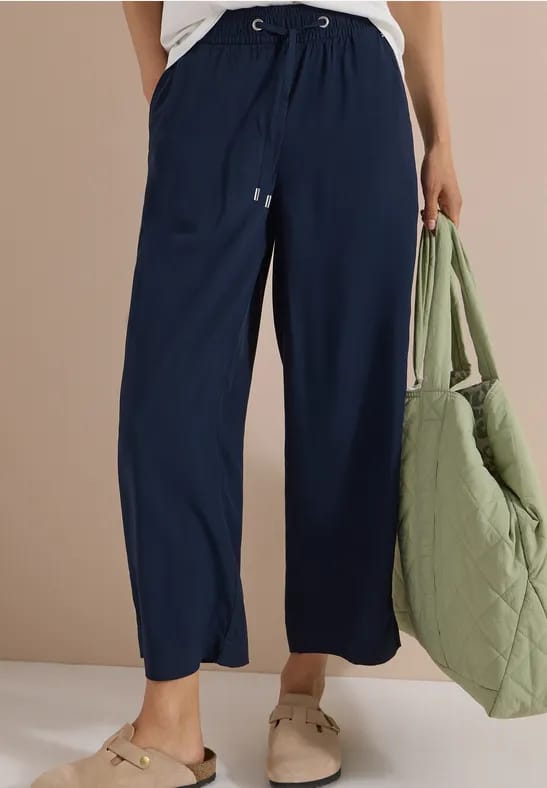 3/4 broek Wide Leg in Loose Fit