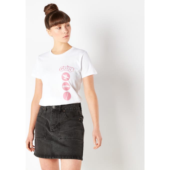 Grease Women's T-Shirt - Wit - XS